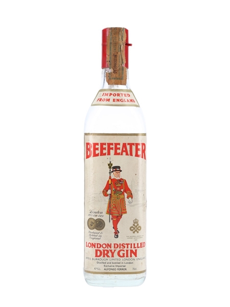 Beefeater London Dry Gin Bottled 1980s - Alfonso Ferrer 75cl / 47%