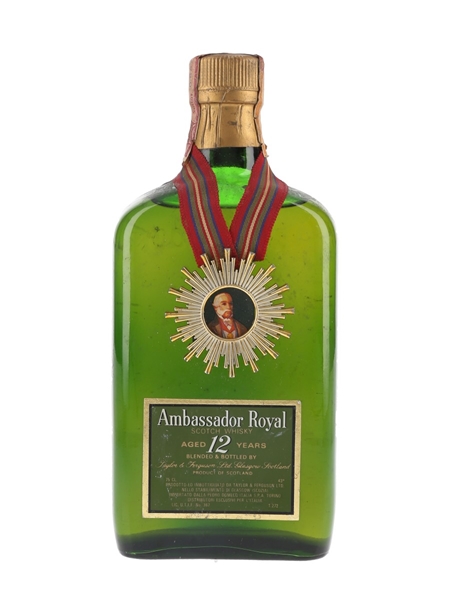 Ambassador Royal 12 Year Old Bottled 1980s - Pedro Domecq 75cl / 43%