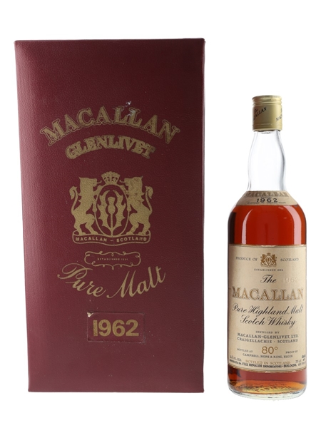 Macallan 1962 Campbell, Hope & King Bottled 1970s - Rinaldi 75cl / 46%