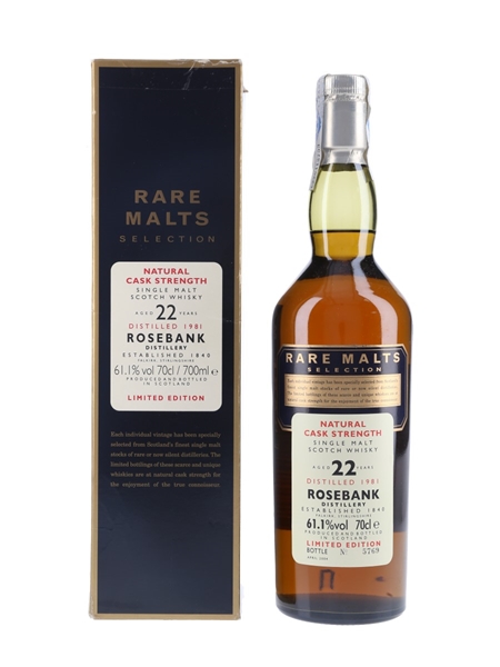 Rosebank 1981 22 Year Old Bottled 2004 - Rare Malts Selection 70cl / 61.1%