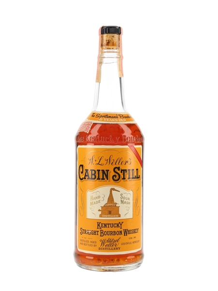 W L Weller's Cabin Still 6 Year Old Bottled 1960s - Stitzel-Weller Distillery 75.7cl / 43%