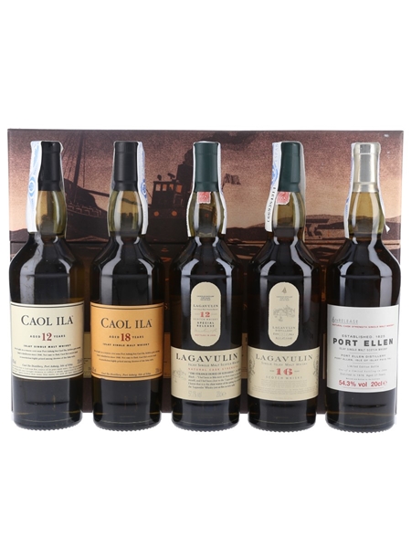 The Classic Islay Collection Set Caol Ila, Lagavulin & Port Ellen 5 x 20cl