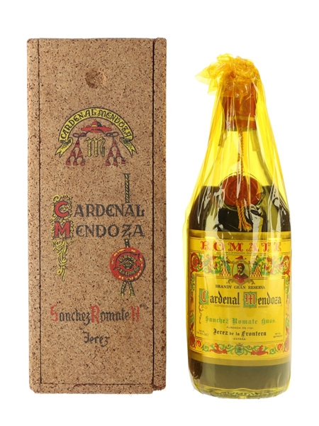 Cardenal Mendoza Brandy De Jerez Bottled 1970s - Sanchez Romate 75cl / 45%