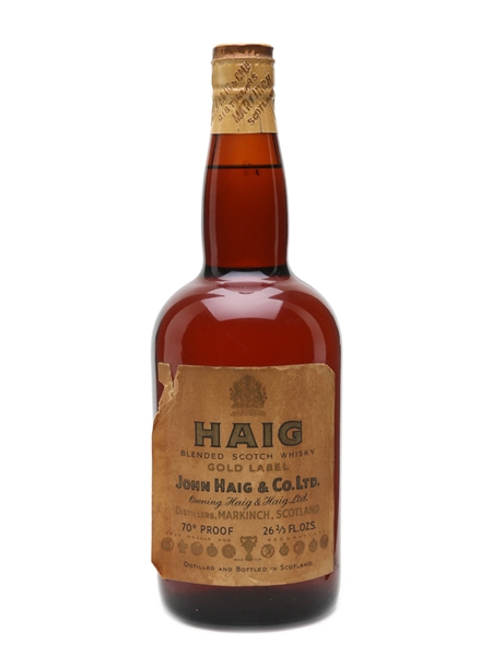 Haig Gold Label Spring Cap Bottled 1950s 75cl / 40%