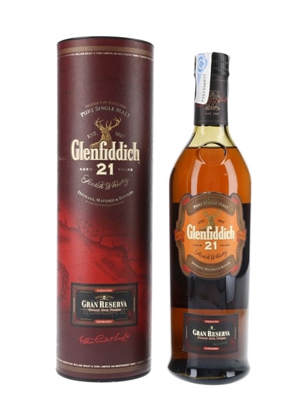 Glenfiddich 21 Year Old Gran Reserva Cuban Rum Finish 70cl / 40%