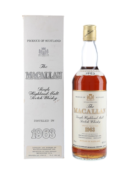 Macallan 1963 Bottled 1980s - Rinaldi 75cl / 43%