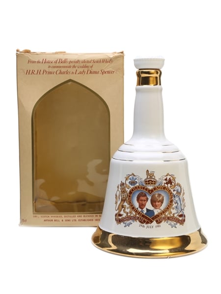 Bell's Royal Wedding 1981 Charles and Diana - Ceramic Decanter 75cl / 40%