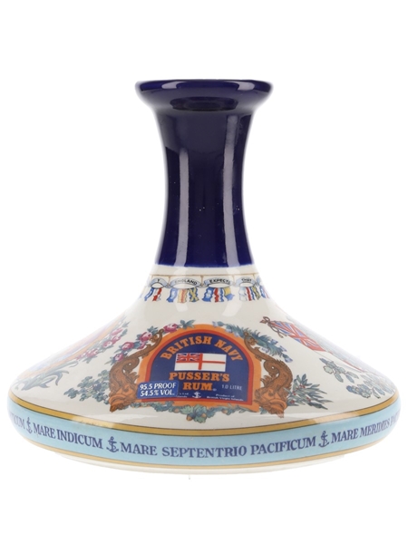 Pusser's British Navy Rum Nelson Ships' Decanter - Duty Free 100cl / 54.5%