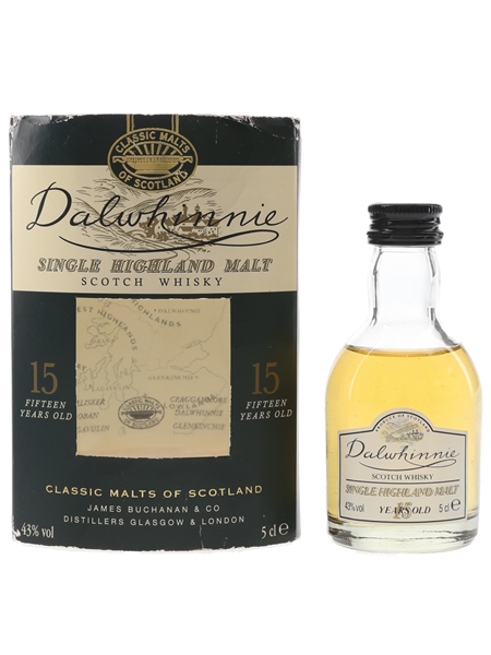 Dalwhinnie 15 Year Old Bottled 1990s 5cl / 43%