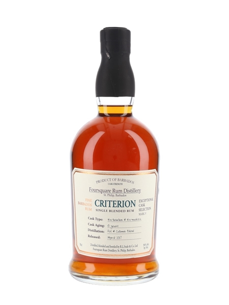 Foursquare Criterion 10 Year Old Bottled 2017 - Exceptional Cask Selection Mark V 70cl / 56%