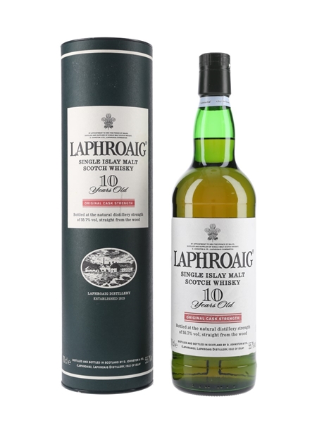 Laphroaig 10 Year Old Original Cask Strength Bottled 2000s 70cl / 55.7%