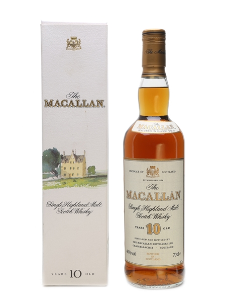 Macallan 10 Year Old Bottled 1990s 70cl / 40%