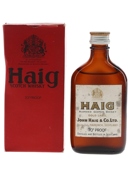 Haig Gold Label Bottled 1960s 5cl / 40%