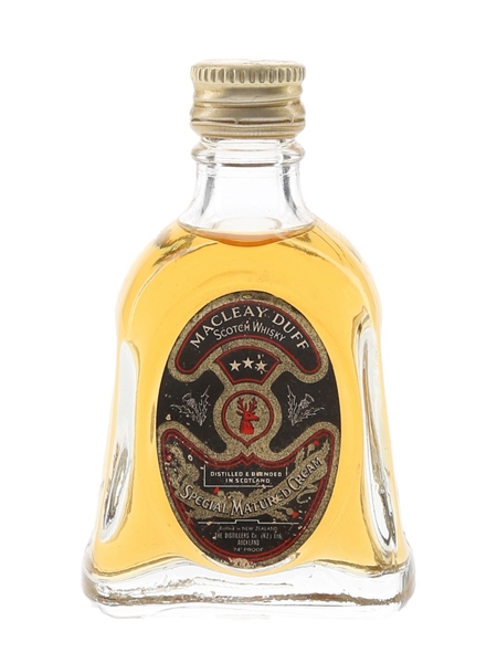 Macleay Duff Special Matured Cream Bottled 1960s - New Zealand 5cl / 42%
