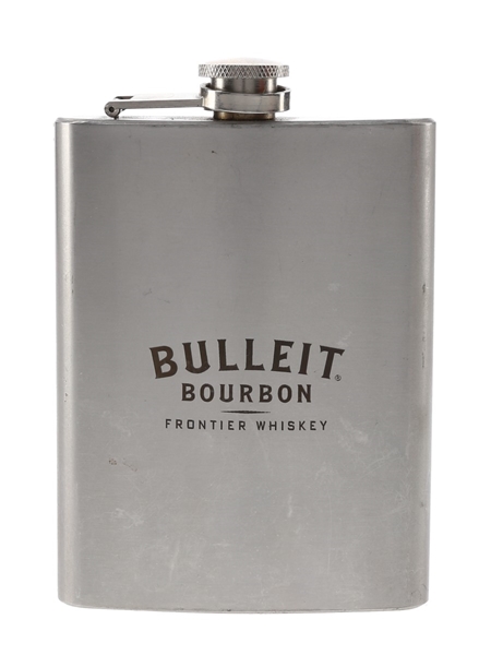 Bulleit Hip Flask  11cm x 6.5cm