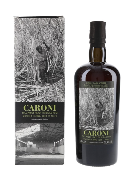 Caroni 2000 17 Year Old Full Proof Heavy Trinidad Rum Bottled 2017 - The Whisky Exchange 70cl / 70.4%