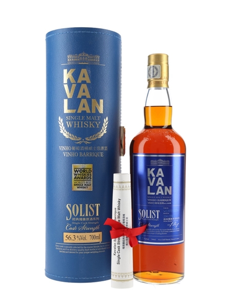 Kavalan Solist Vinho Barrique Distilled 2012, Bottled 2016 70cl / 56.3%