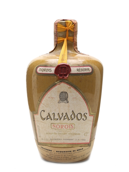 Norois Reserve Calvados Bottled 1970s - Ceramic Decanter 75cl / 43%