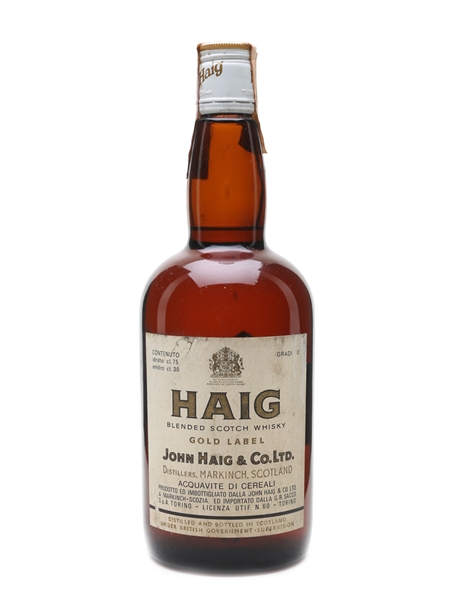 Haig Gold Label Bottled 1970s 75cl / 40%