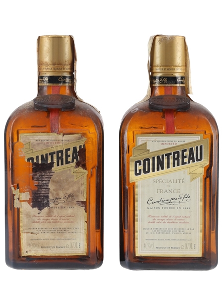 Cointreau Bottled 1990s - Remy Calem 2 x 70cl / 40%