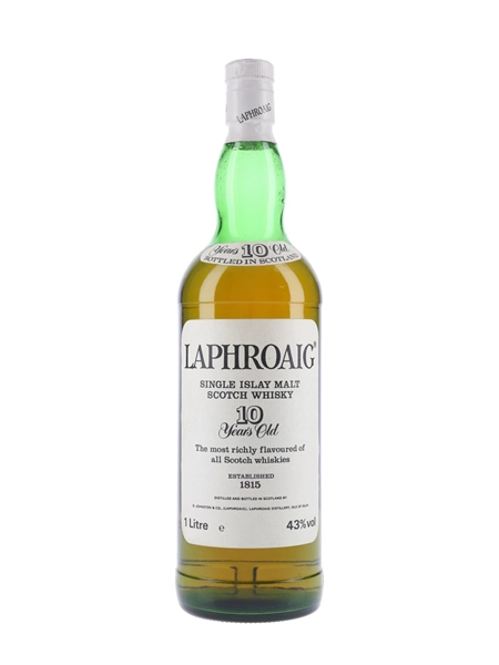 Laphroaig 10 Year Old Bottled 1990s - Pre Royal Warrant 100cl / 43%