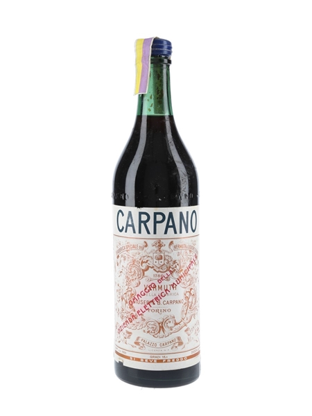 Carpano Vermuth Bottled 1960s 100cl / 16.5%