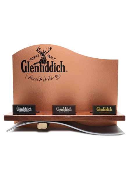 Glenfiddich Bottle Display Stand  30cm x 37.5cm x 14cm