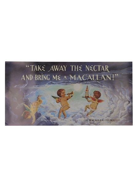Macallan Advertisement Take Away The Nectar And Bring Me A Macallan! 60cm x 30cm