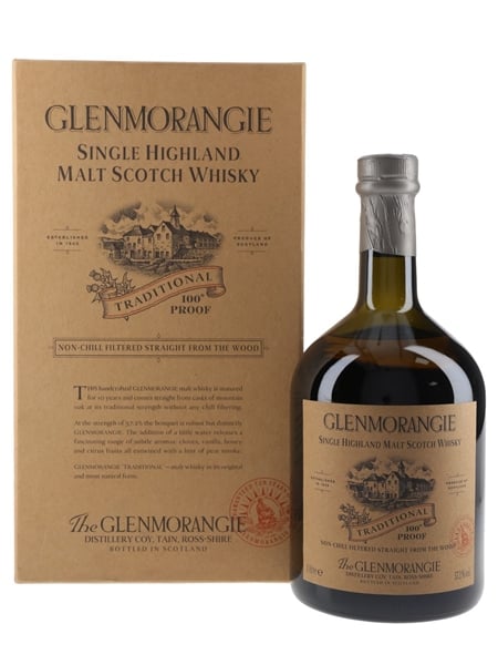 Glenmorangie Traditional 10 Year Old 100 Proof  100cl / 57.2%