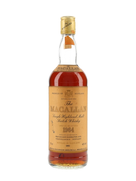 Macallan 1964 Bottled 1981 - Rinaldi 75cl / 43%