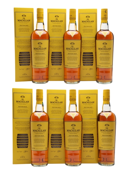 Macallan Edition No.3  6 x 70cl / 48.3%