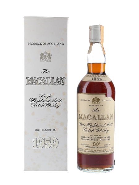 Macallan 1959 Campbell, Hope & King Bottled 1970s - Rinaldi 75cl / 46%