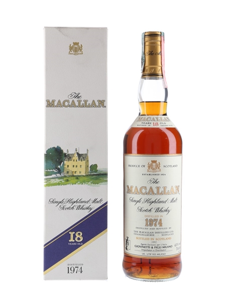 Macallan 1974 18 Year Old Bottled 1992 - Giovinetti 70cl / 43%