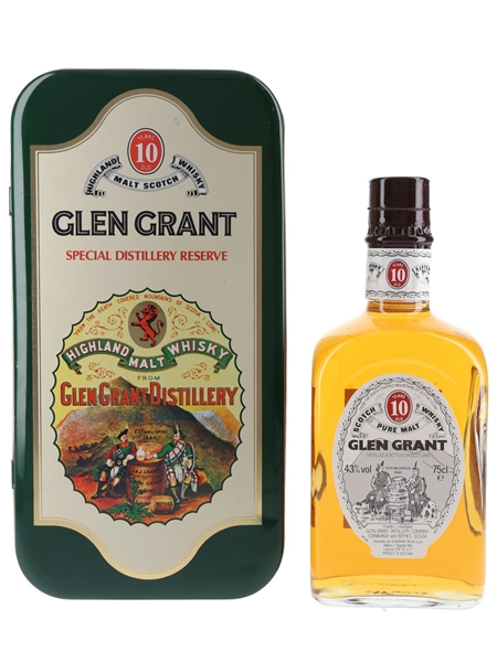 Glen Grant 10 Year Old Bottled 1980s - Seagram 75cl / 43%