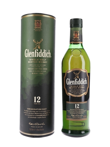 Glenfiddich 12 Year Old Old Presentation 70cl / 40%