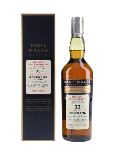 Rosebank 1981 22 Year Old Bottled 2004 - Rare Malts Selection 70cl / 61.1%