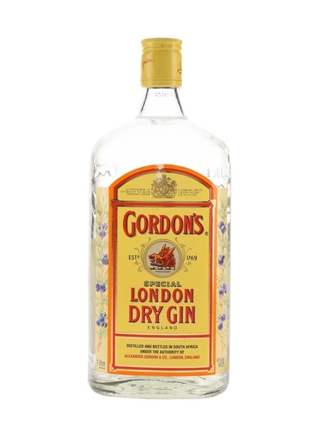 Gordon's London Dry Gin Bottled 1990s - South Africa 100cl / 43%