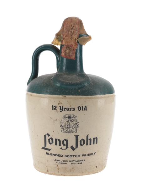 Long John 12 Year Old Ceramic Jug Bottled 1970s 75cl / 43%