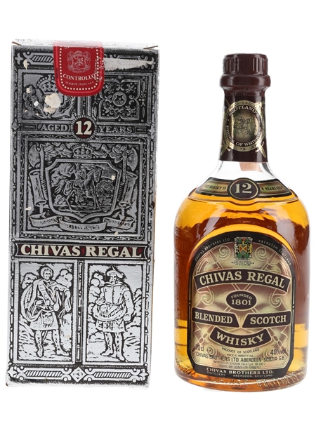 Chivas Regal 12 Year Old Bottled 1990s - Seagram Italia 70cl / 40%