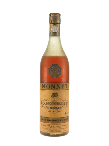 Monnet 3 Star Bottled 1950s - Giovanni Fresia 73cl / 41%