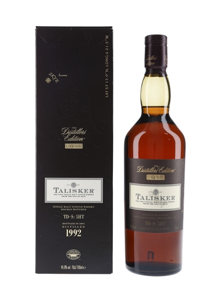 Talisker 1992 Distillers Edition Bottled 2005 70cl / 45.8%