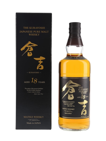 Kurayoshi 18 Year Old Matsui Whisky 70cl / 50%