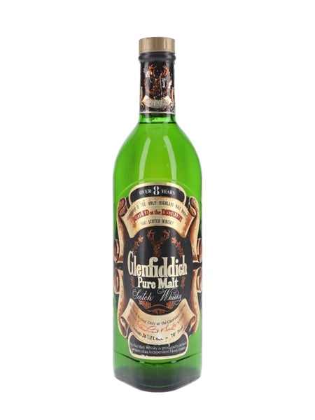 Glenfiddich 8 Year Old Pure Malt Bottled 1970s 75.7cl / 40%