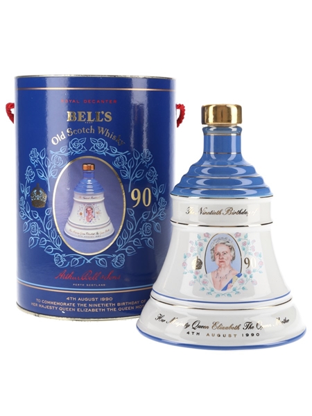 Bell's Ceramic Decanter The Queen Mother's 90th Birthday 75cl / 43%