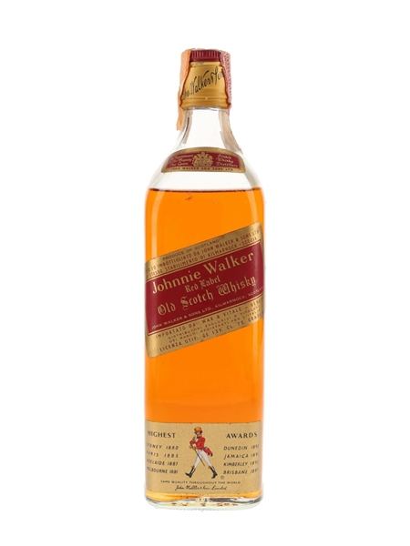 Johnnie Walker Red Label Bottled 1980s - Wax & Vitale 75cl / 40%