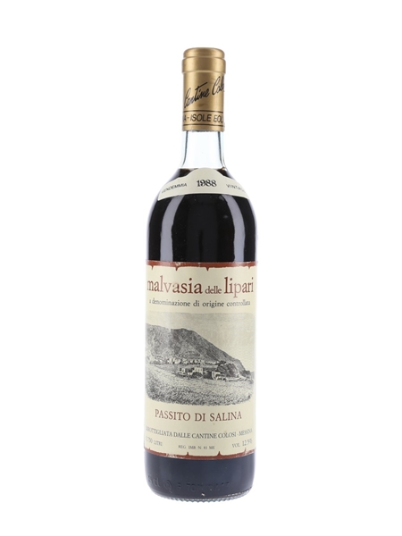 Malvasia Delle Lipari 1988 Passito Di Salina  75cl / 12.5%