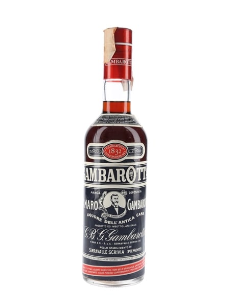 Gambarotta Amaro Bottled 1970s 75cl / 30%