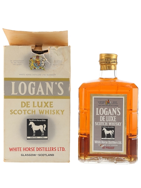 Logan's De Luxe Bottled 1960s - White Horse Distillers 75cl / 40%