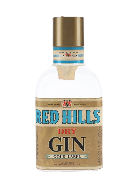 Red Hills Gold Label Dry Gin Bottled 1970s 75cl / 45%