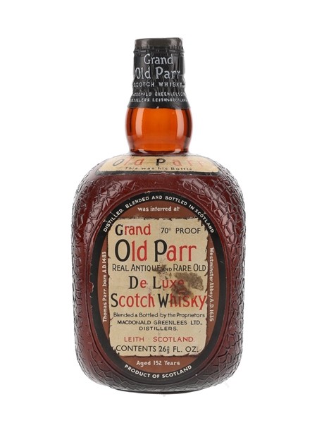 Grand Old Parr De Luxe Spring Cap Bottled 1960s 75.7cl / 40%